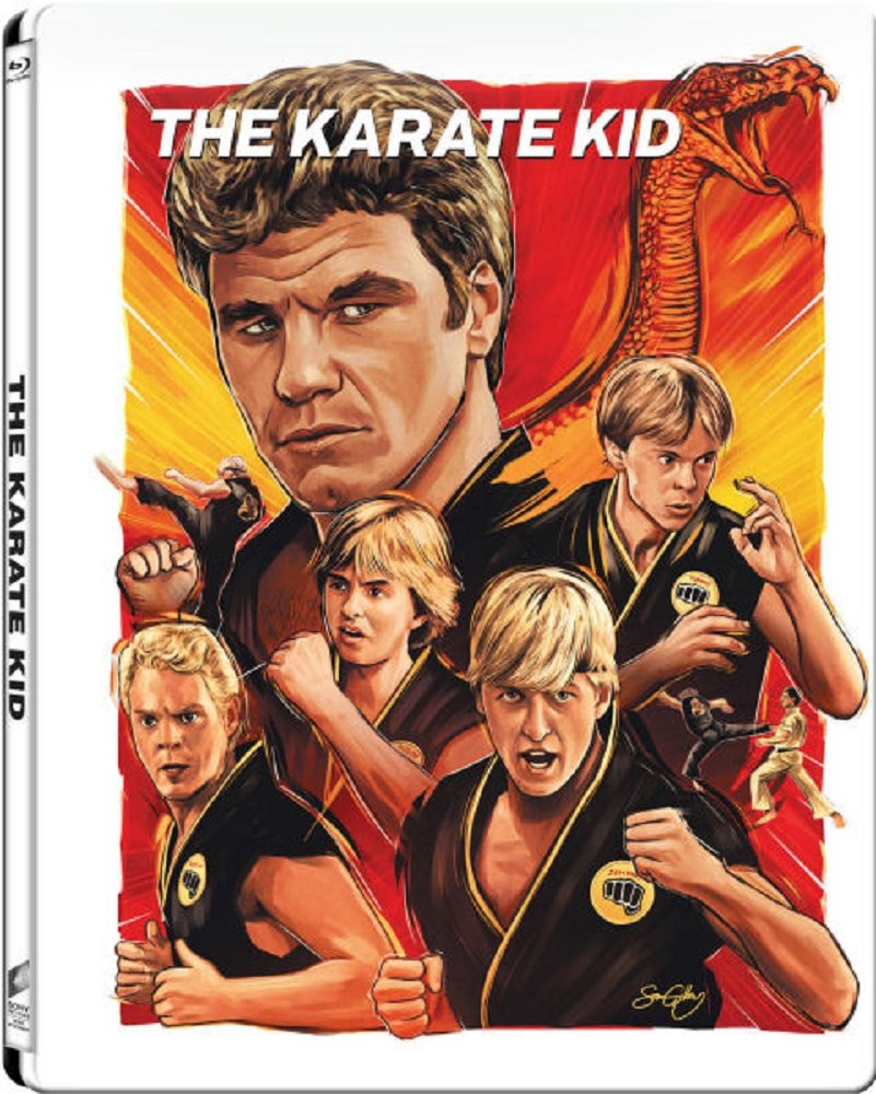 The Karate Kid Gallery 1988 Range Limited Edition Steelbook Blu-ray Films