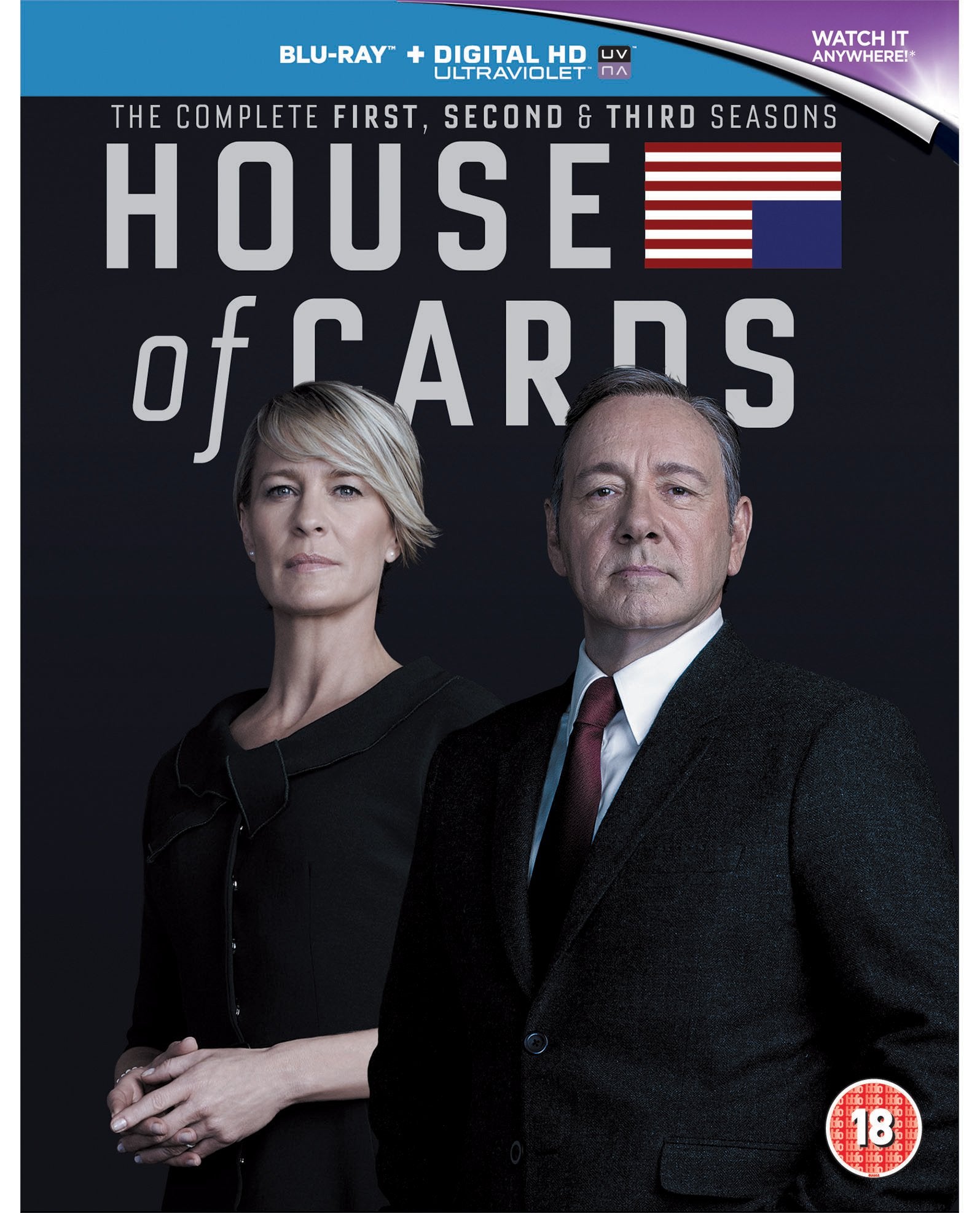 House of Cards - Season 01 / House of Cards - Season 02 / House of Cards - Season 03 - Set Box sets