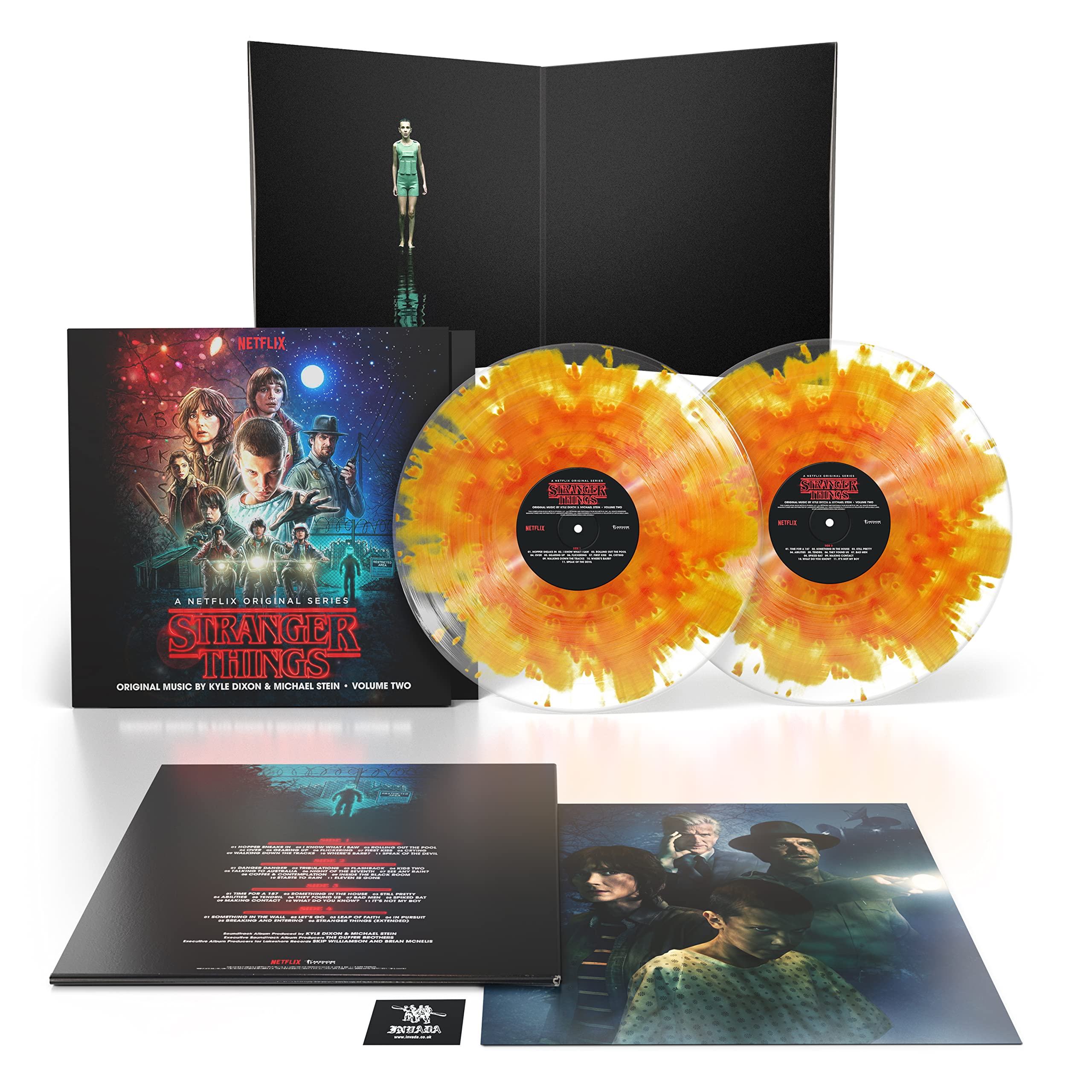 Stranger Things Vol. 2, 2018 Repress blau und schwarz Swirl Vinyl (Ein Soundtrack der Netflix-Originalserie) Alternative & Indie