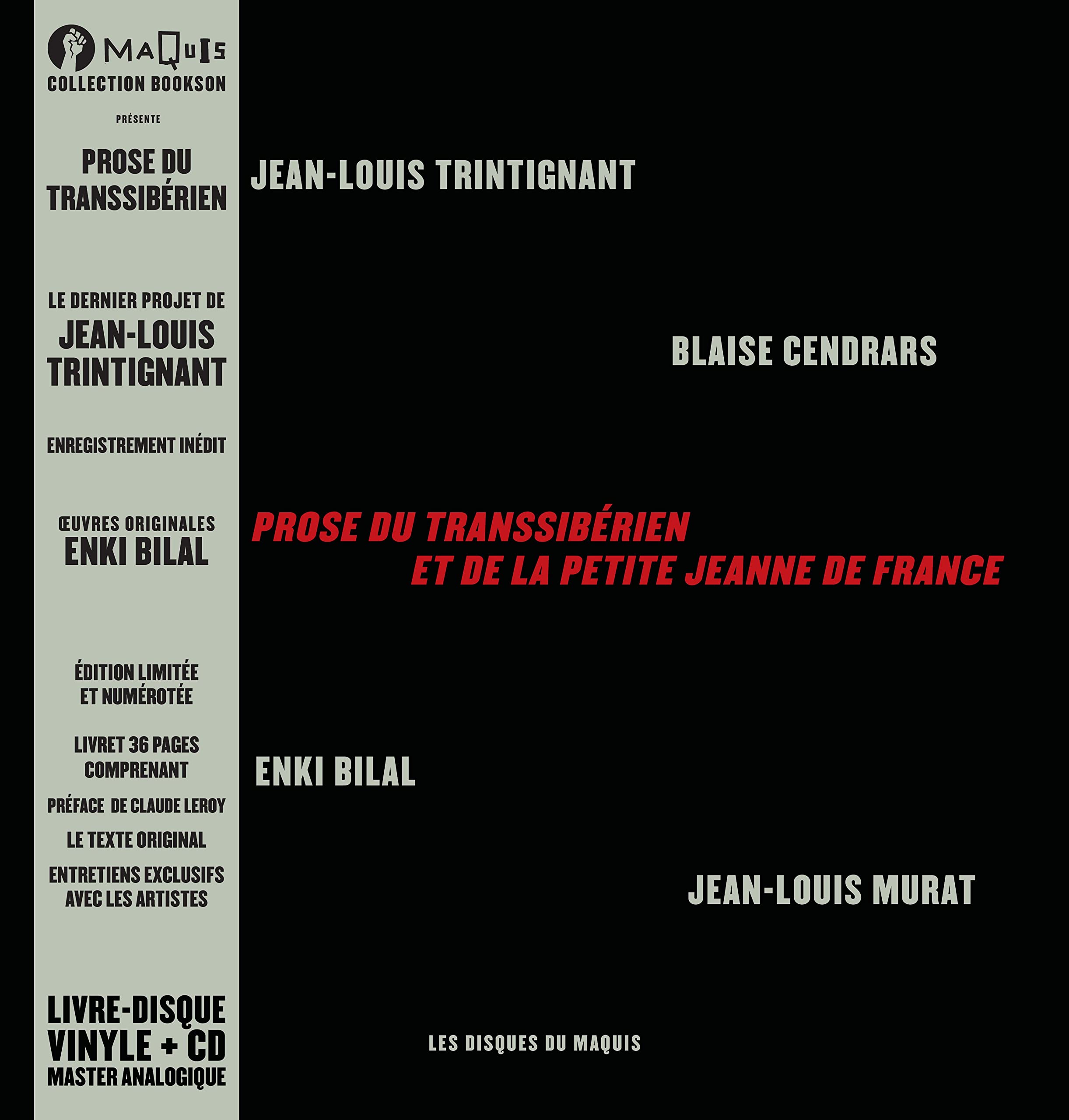 Prose du Transsibérien et de la Petite Jeanne de France Rock