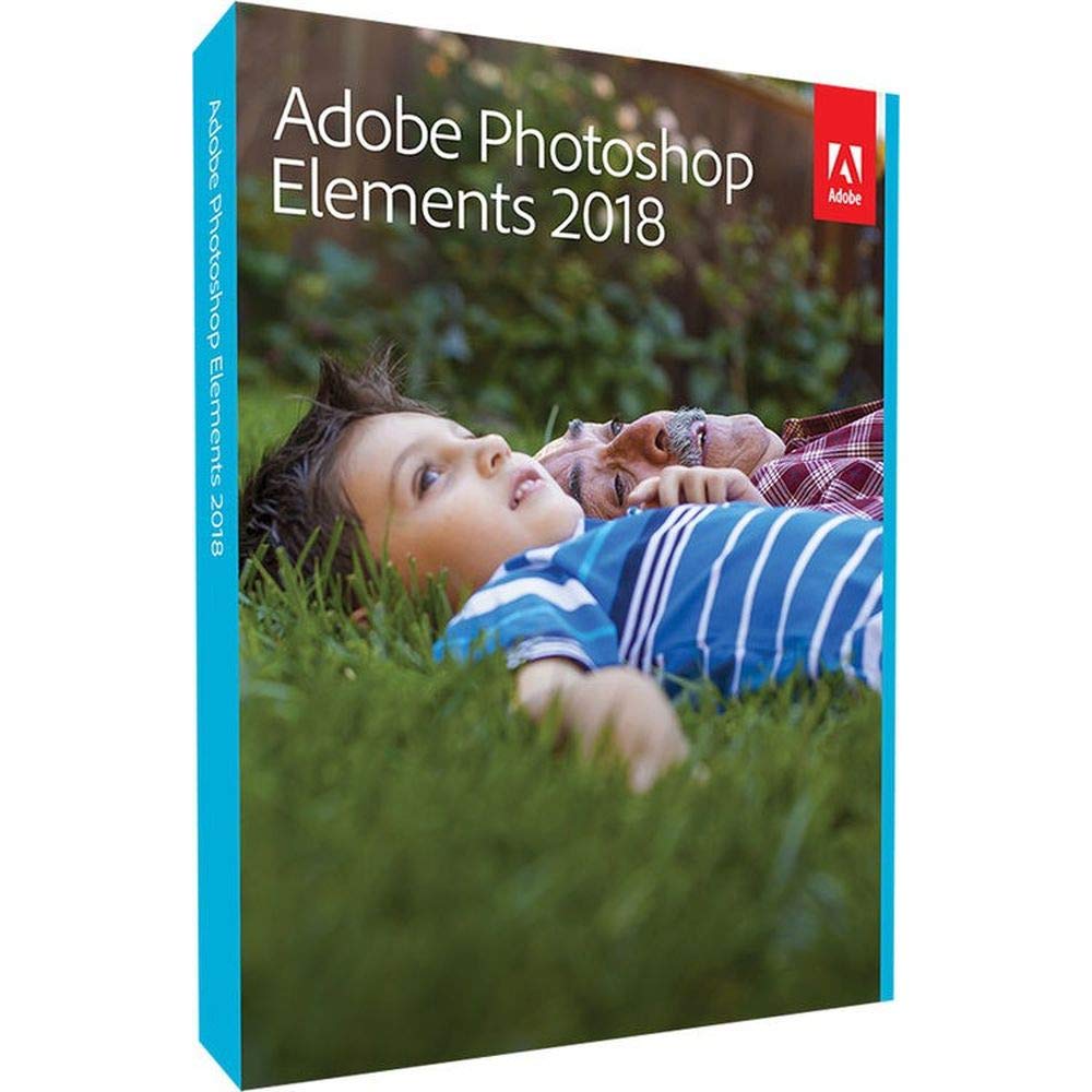 Adobe Photoshop Elements 2018 Standard | PC/Mac | Disc Web & Graphic Design