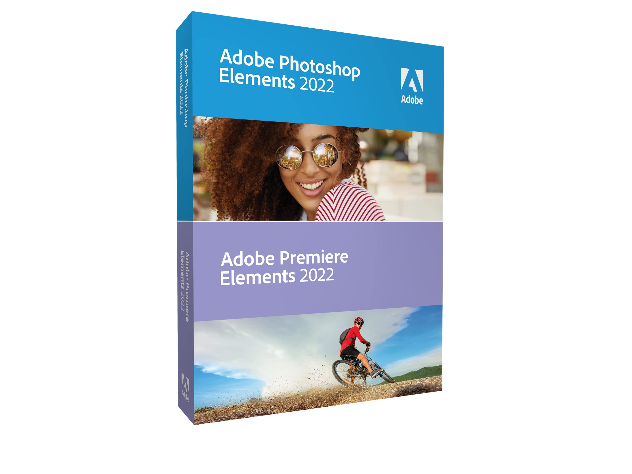 Adobe Photoshop & Premiere Elements 2022|Bundle|1 Gerät|unbegrenzt|PC/Mac|Disc|Disc Web & Graphic Design
