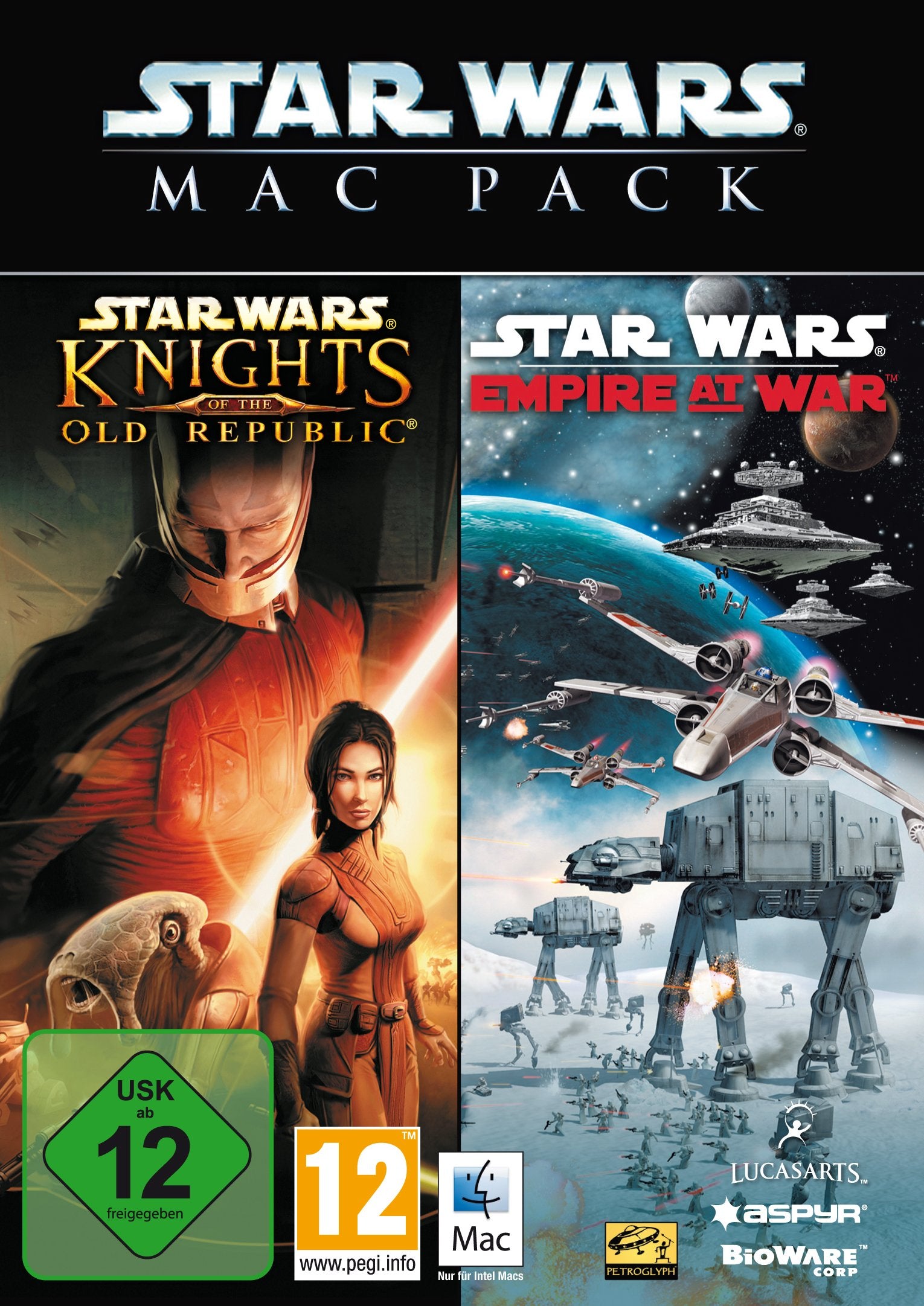 Star Wars Mac Pack (Knights of the Old Republic / Empire at War) PC