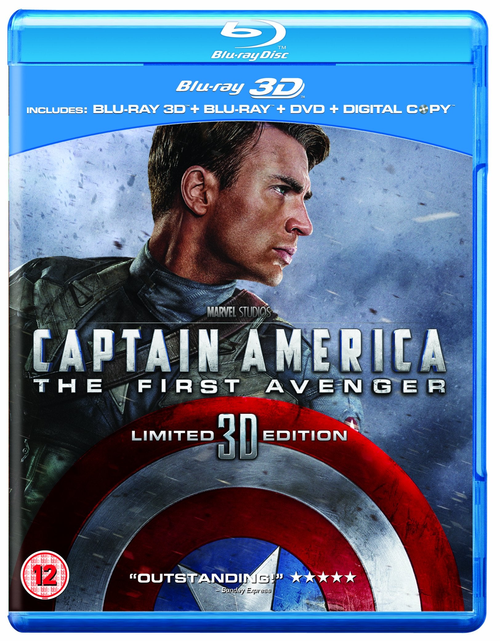 Captain America: The First Avenger (Blu-ray 3D + Blu-ray + DVD + Digital Copy) Films