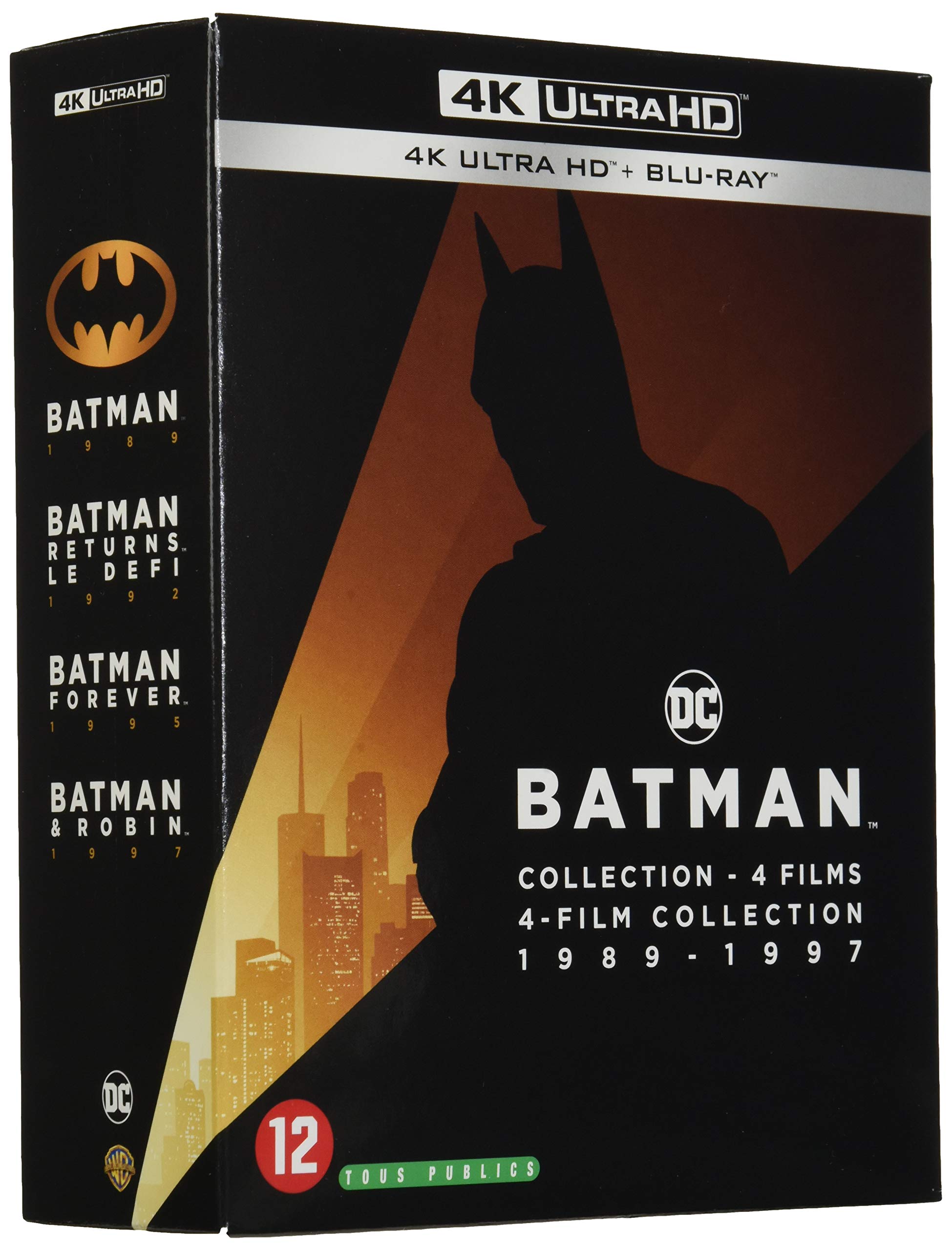 Batman - 4 Films : Collection 1989-1997 dvd