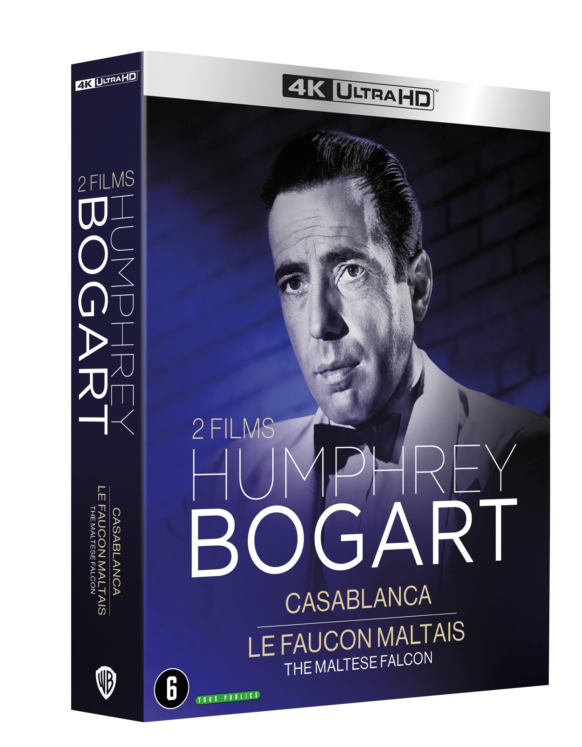 Humphrey Bogart : Casablanca + Le Faucon Maltais dvd