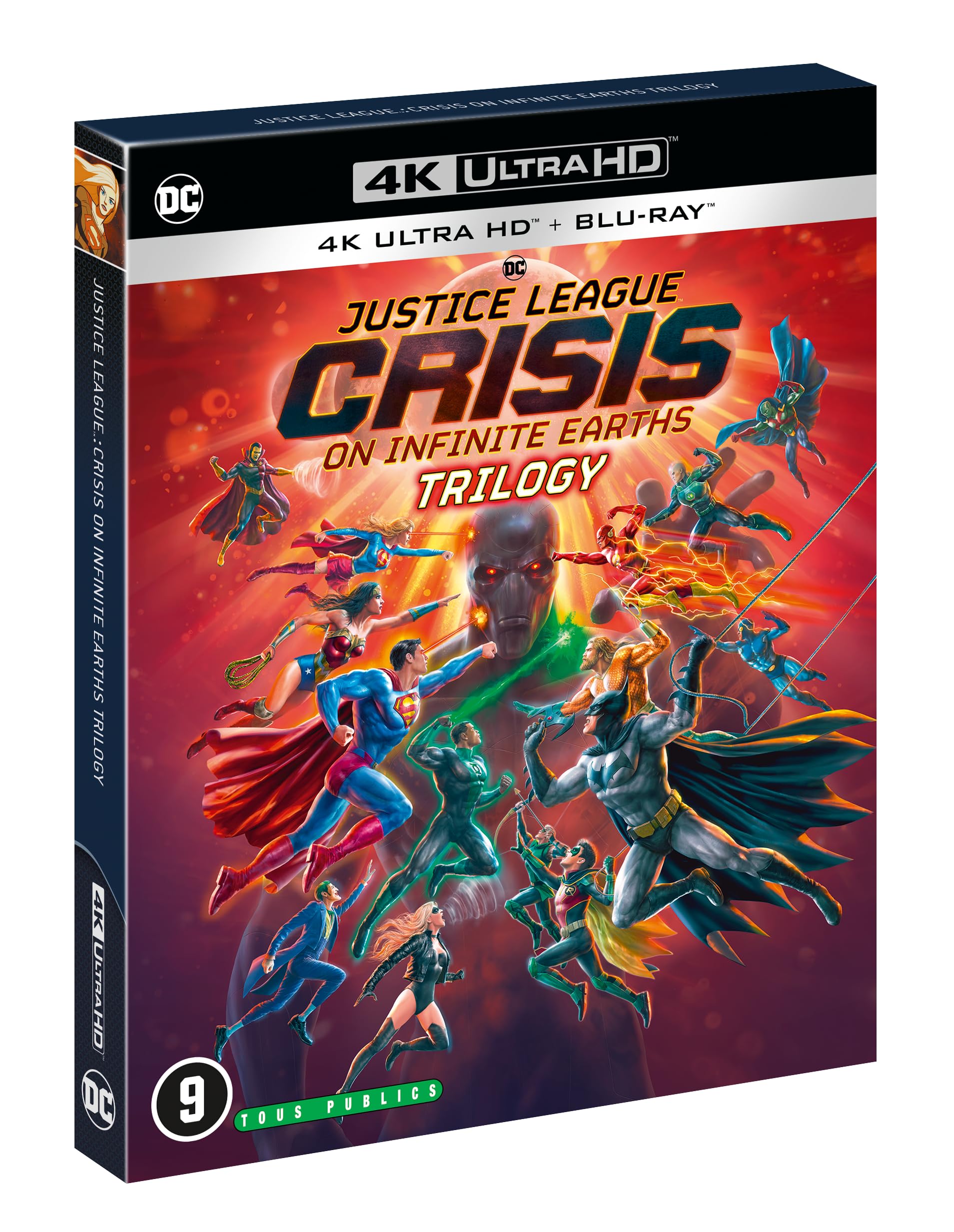 Justice League : Crisis on Infinite Earths-Parties 1 à 3 dvd