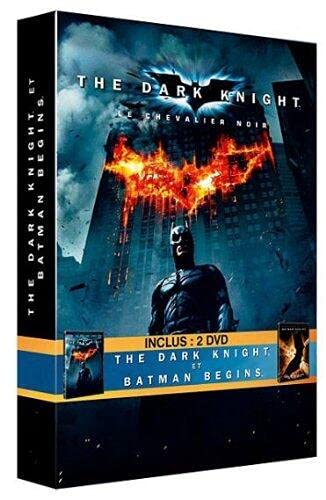The Dark Knight, le chevalier noir - Batman Begins : coffret 2 DVD Films