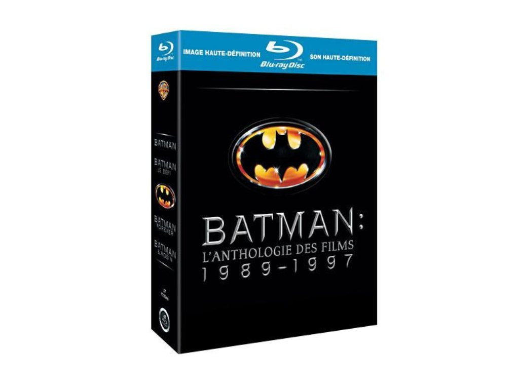 Coffret Batman collection : Batman - Batman le défi - Batman forever - Batman et Robin Films