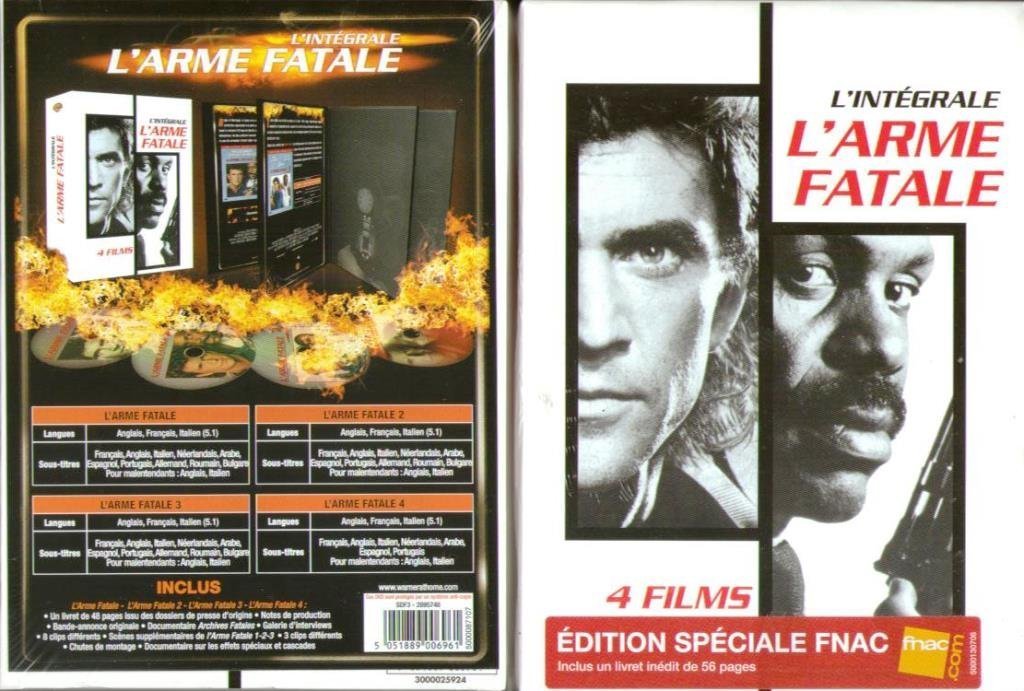 L'Arme Fatale l'intégrale - Coffret des 4 Films - Edition Spéciale Fnac game