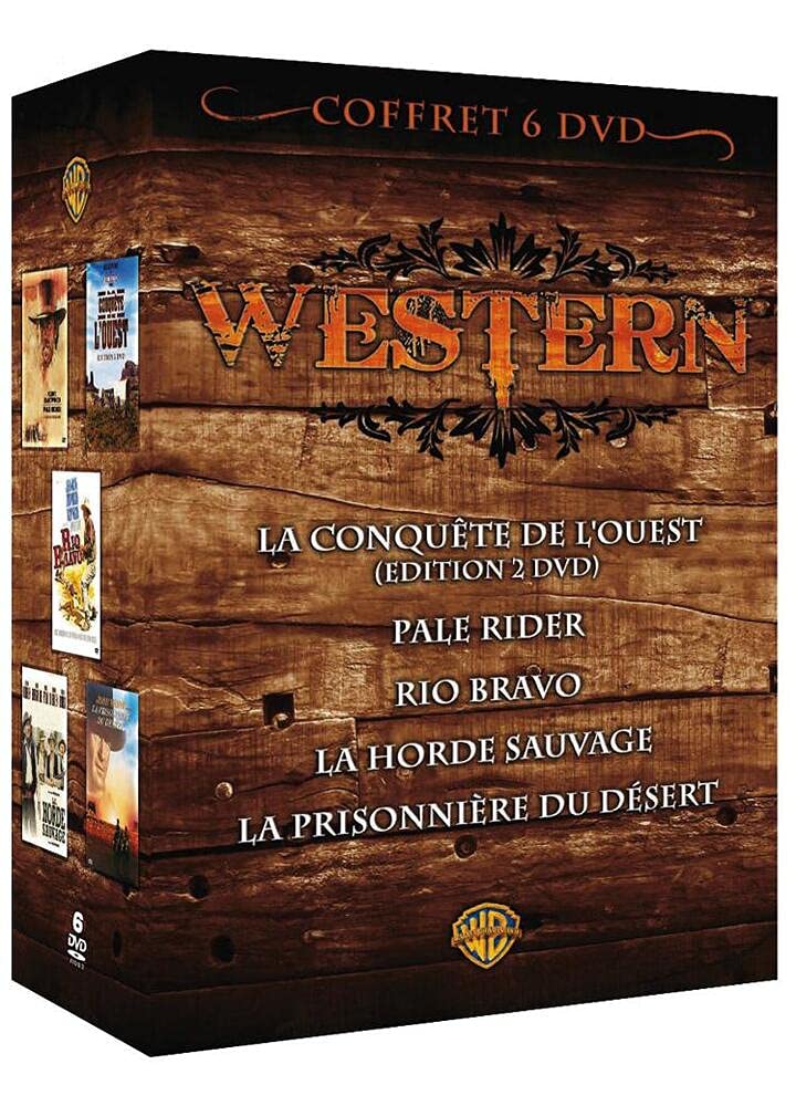 Coffret Western - La conquête de l'Ouest + Pale Rider + Rio Bravo + La horde sauvage + La prisonnière du désert Movies