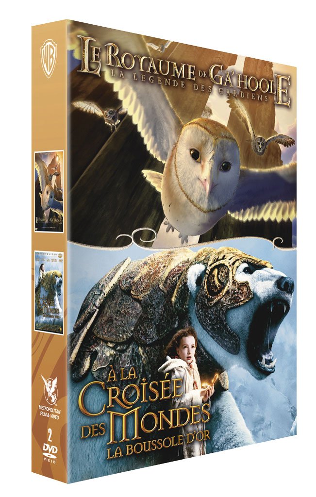 Coffret le royaume de ga'hoole ; la croisée des mondes Films