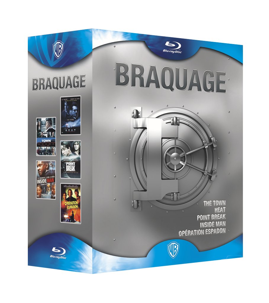 Braquage - Coffret - The Town + Heat + Point Break + Inside Man + Opération Espadon Films