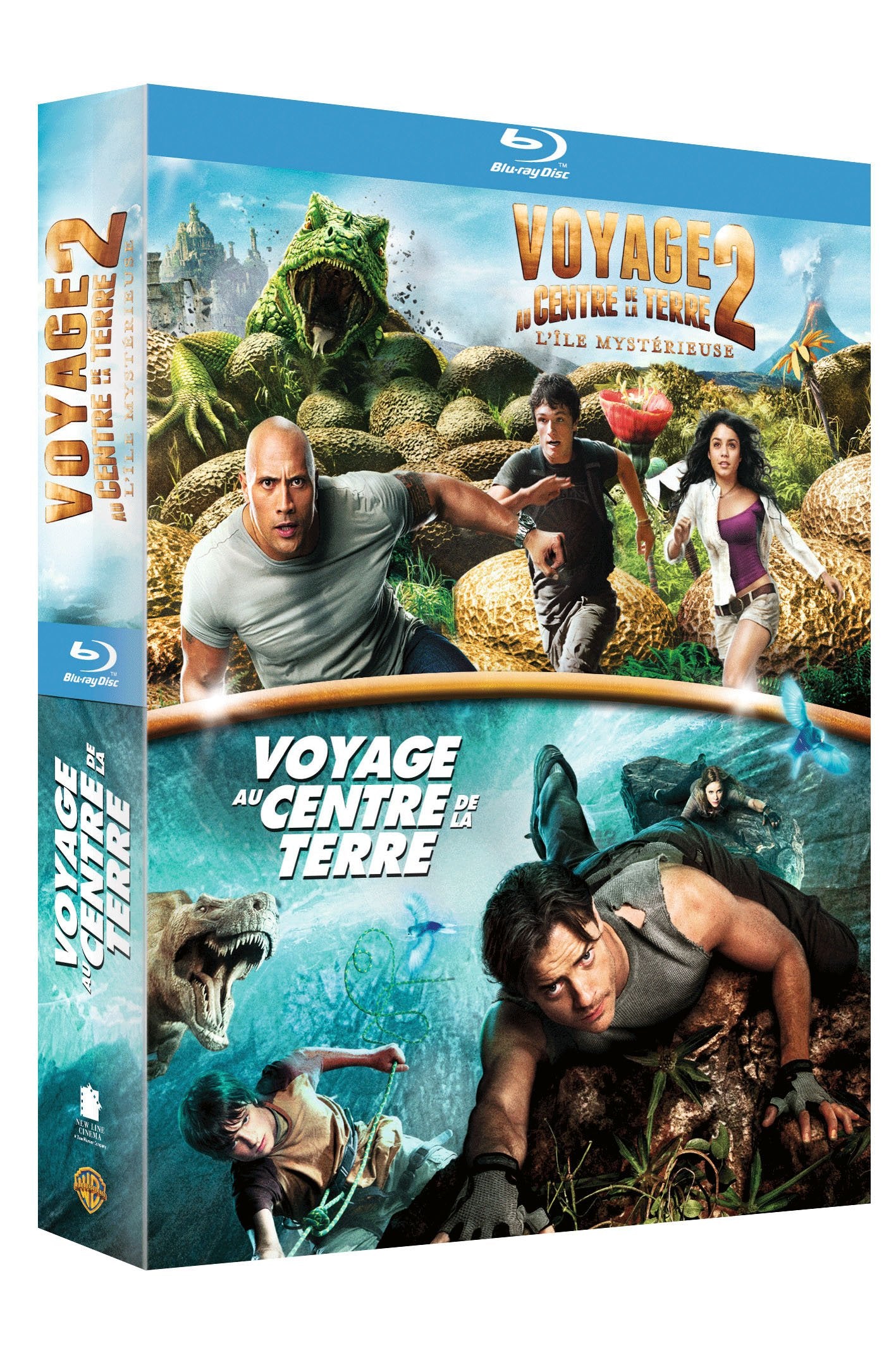 Coffret voyage au centre de la terre 1 et 2 Films