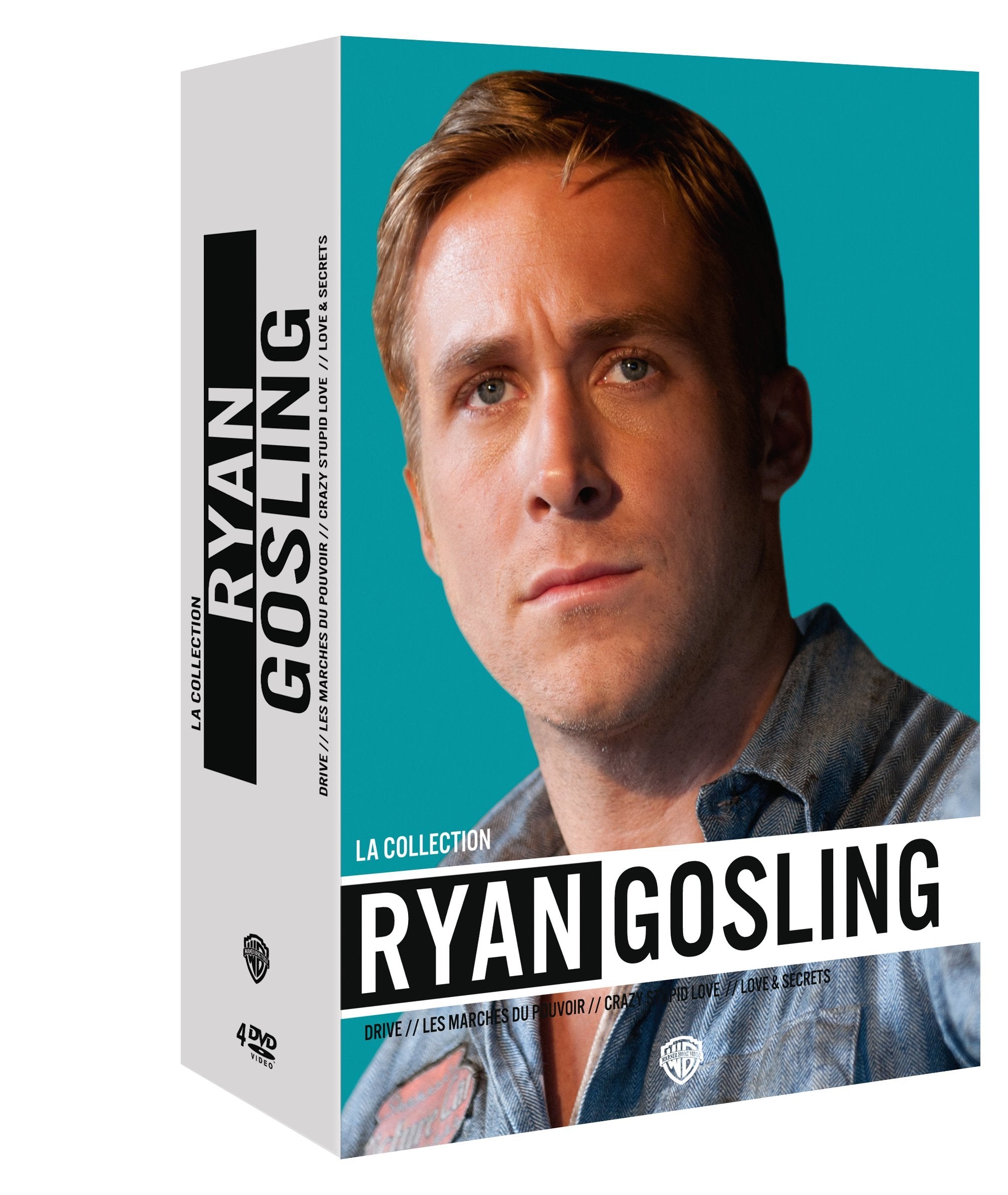 La Collection ryan Gosling - Drive + Les marches du pouvoir + Crazy Stupid Love + Love & Secrets Films