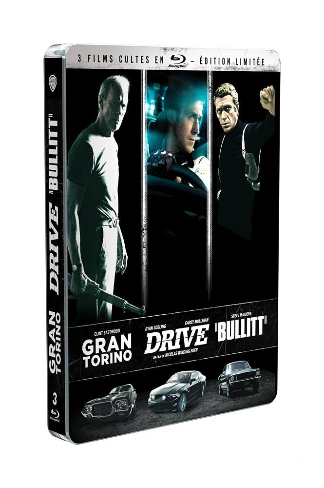 3 films cultes - Coffret - Gran Torino + Drive + Bullitt Movies