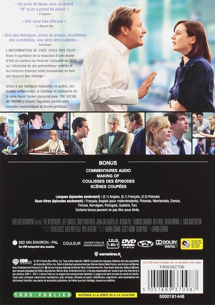 Coffret the newsroom, saison 1 Box sets