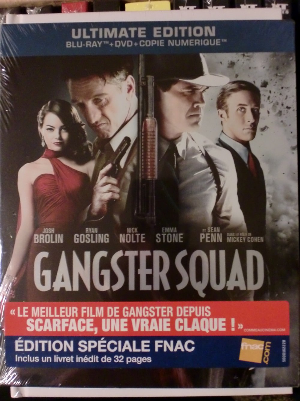 Gangster Squad - Exklusive FNAC Ultimate Edition im Digipack Combo (inkl. Deutsche Tonspur + 32 seitigem Booklet) DVD - Blu-ray Films