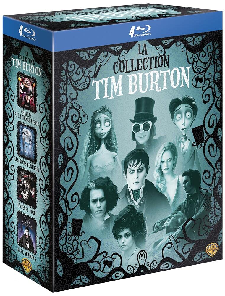 La Collection Tim Burton - Charlie et la chocolaterie + Les noces funèbres + Sweeney Todd + Dark Shadows Movies