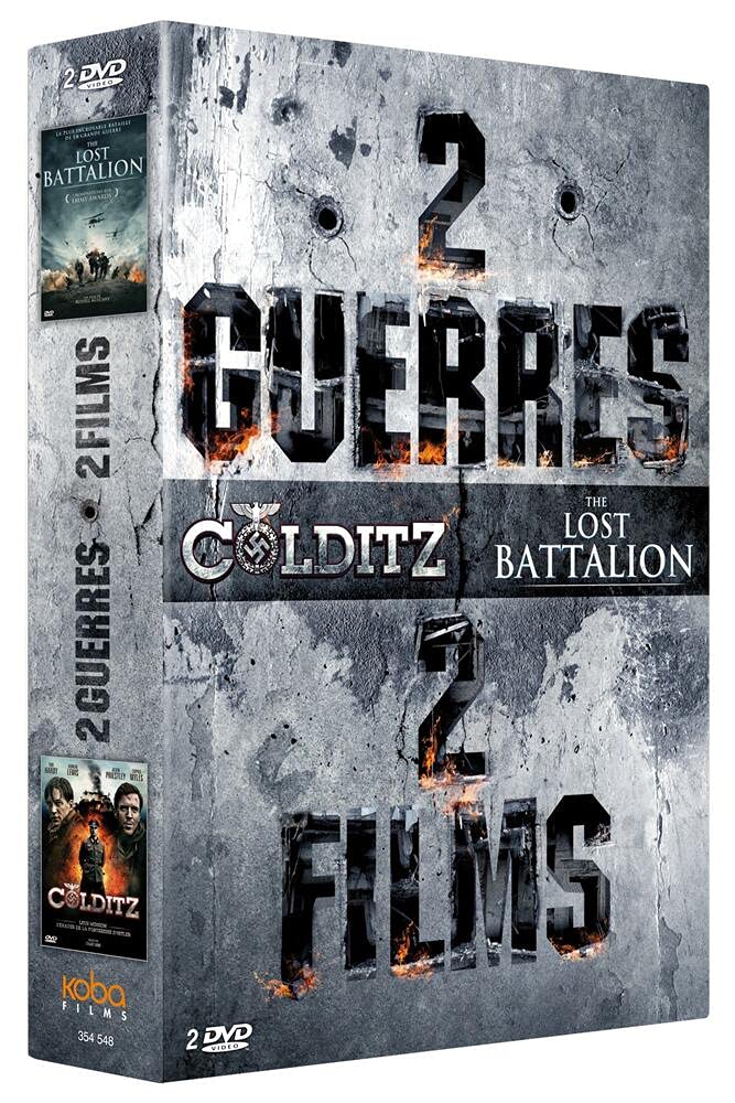 Coffret 2 Guerres - 2 Films (The lost battalion + Colditz) Films
