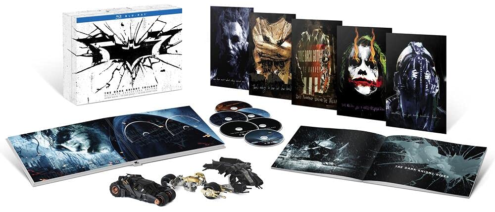 The Dark Knight - La trilogie - Edition limitée collector : inclus les 3 véhicules emblématiques des films Films