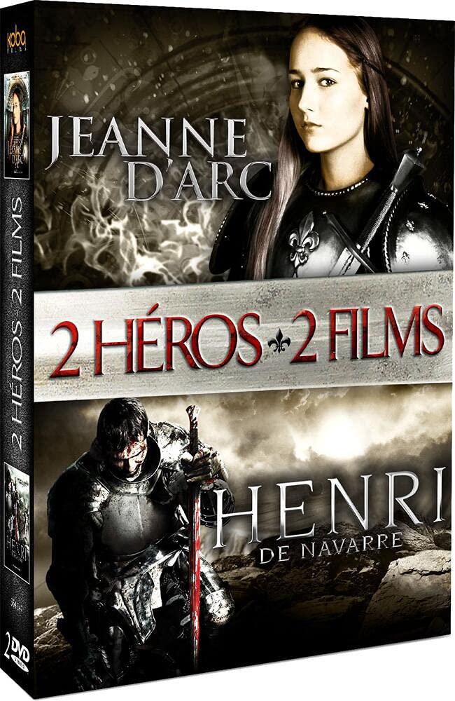 Coffret 2 Héros - 2 Films (Henri de Navarre + Jeanne D'Arc) Films