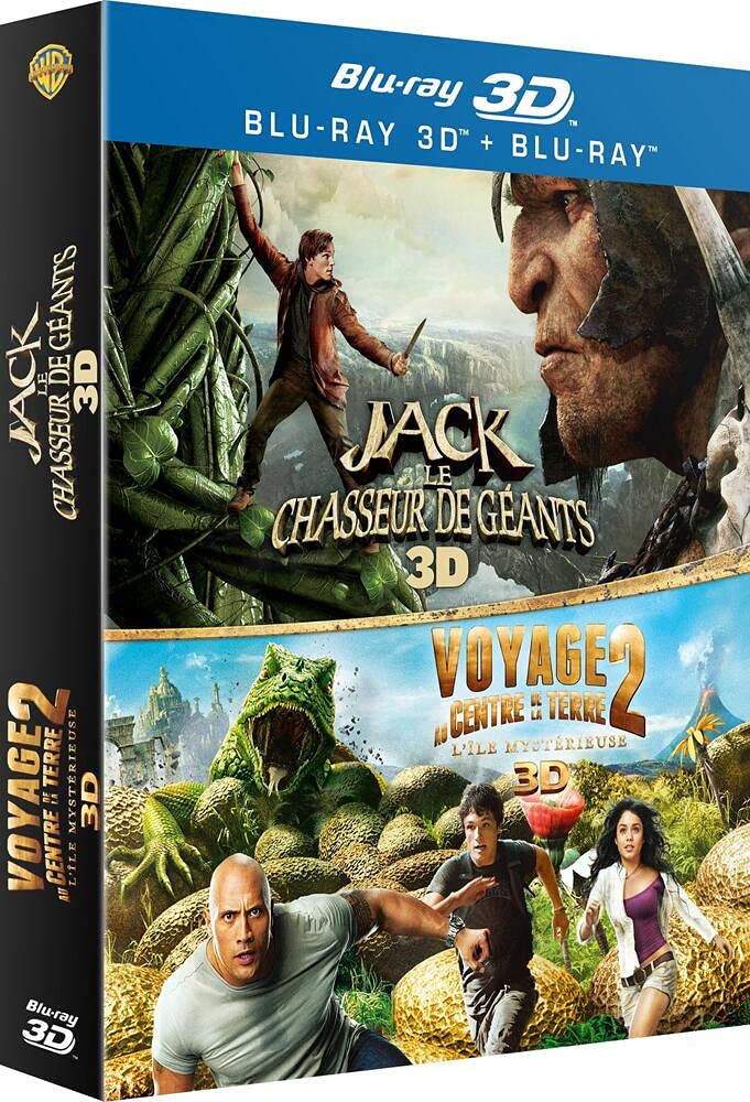 Jack et le chasseur de géants 3D + Voyage au centre de la Terre 2, l'île mystérieuse 3D Films