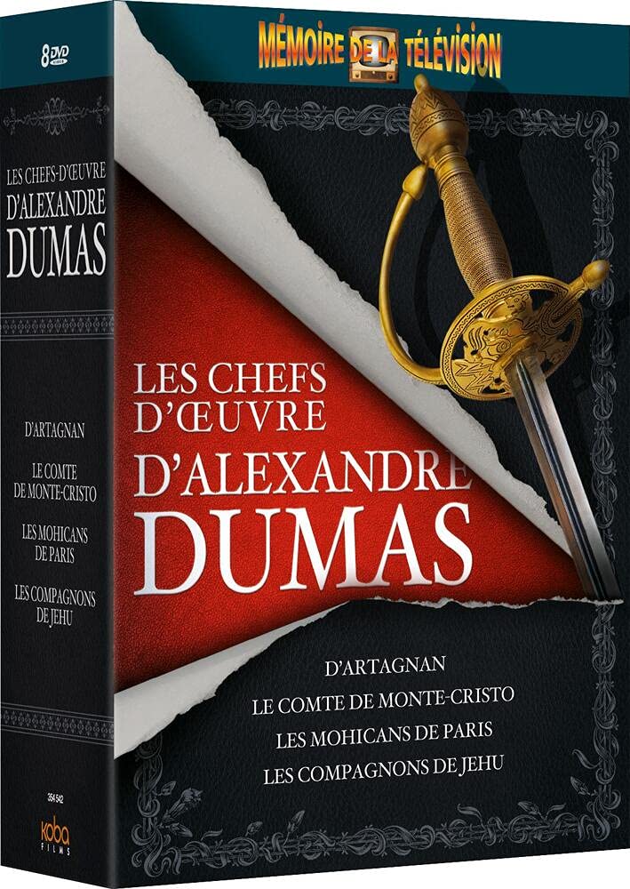 Coffret les chefs-d'oeuvres d'alexandre dumas Films