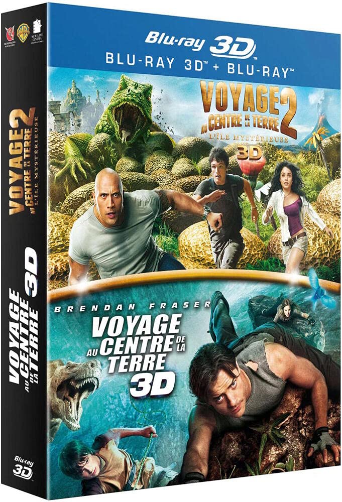 Voyage au centre de la Terre + Voyage au centre de la Terre 2 : l'île mystérieuse Films