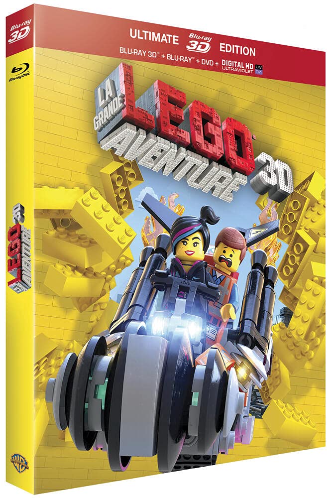 La Grande Aventure Lego - Blu-ray 3D + Blu-Ray + DVD + DIGITAL Ultraviolet Films
