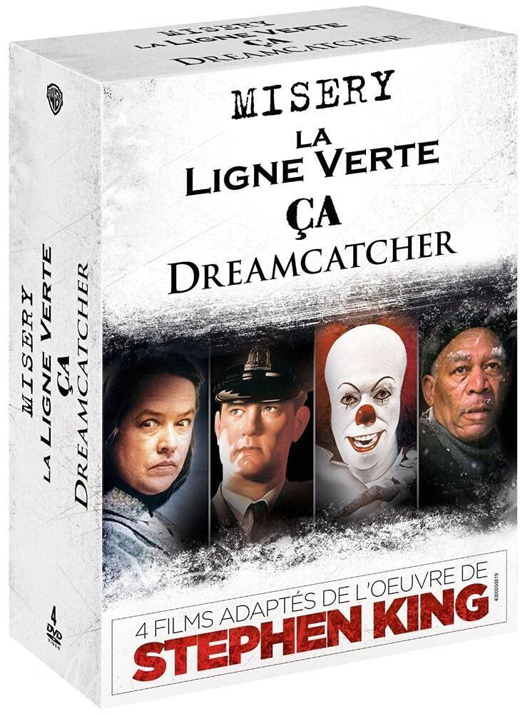 4 films adaptés de l'oeuvre de Stephen King : Dreamcatcher + Misery + La ligne verte + Ça Films