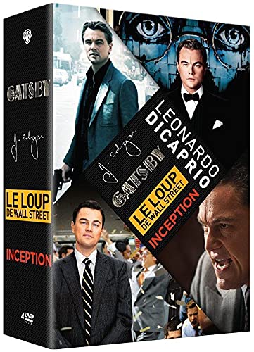 Leonardo Dicaprio : Le Loup de Wall Street + Gatsby Le Magnifique + Inception + J. Edgar Movies