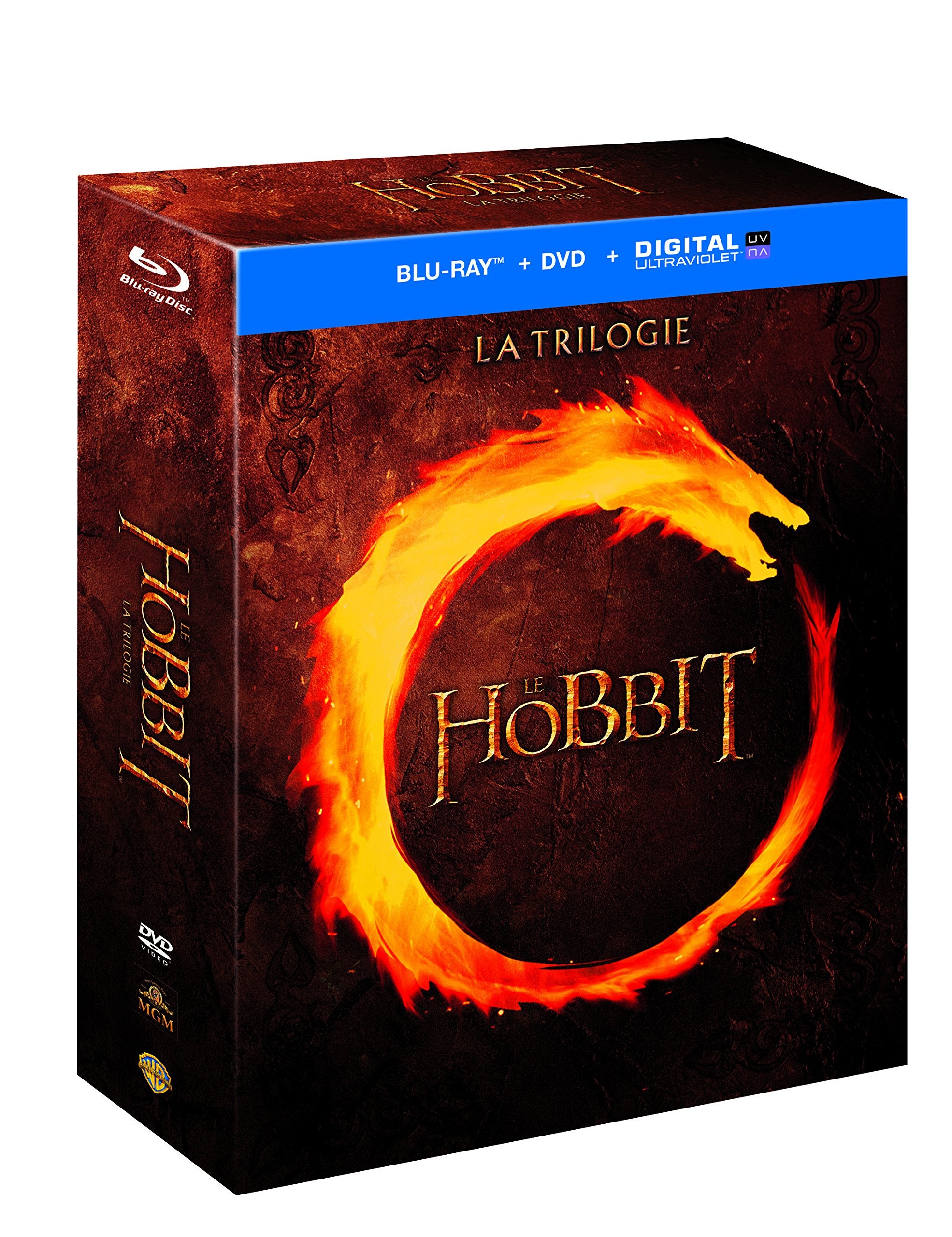 Coffret trilogie le hobbit : un voyage inattendu ; la désolation de smaug ; la bataille des cinq armées Films