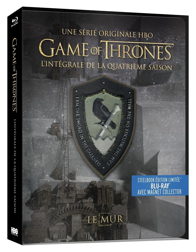 Game of Thrones Steelbook komplette Staffel 4- EU IMPORT mit deutscher Sprache - mit Magnet "The Wall" … Box sets