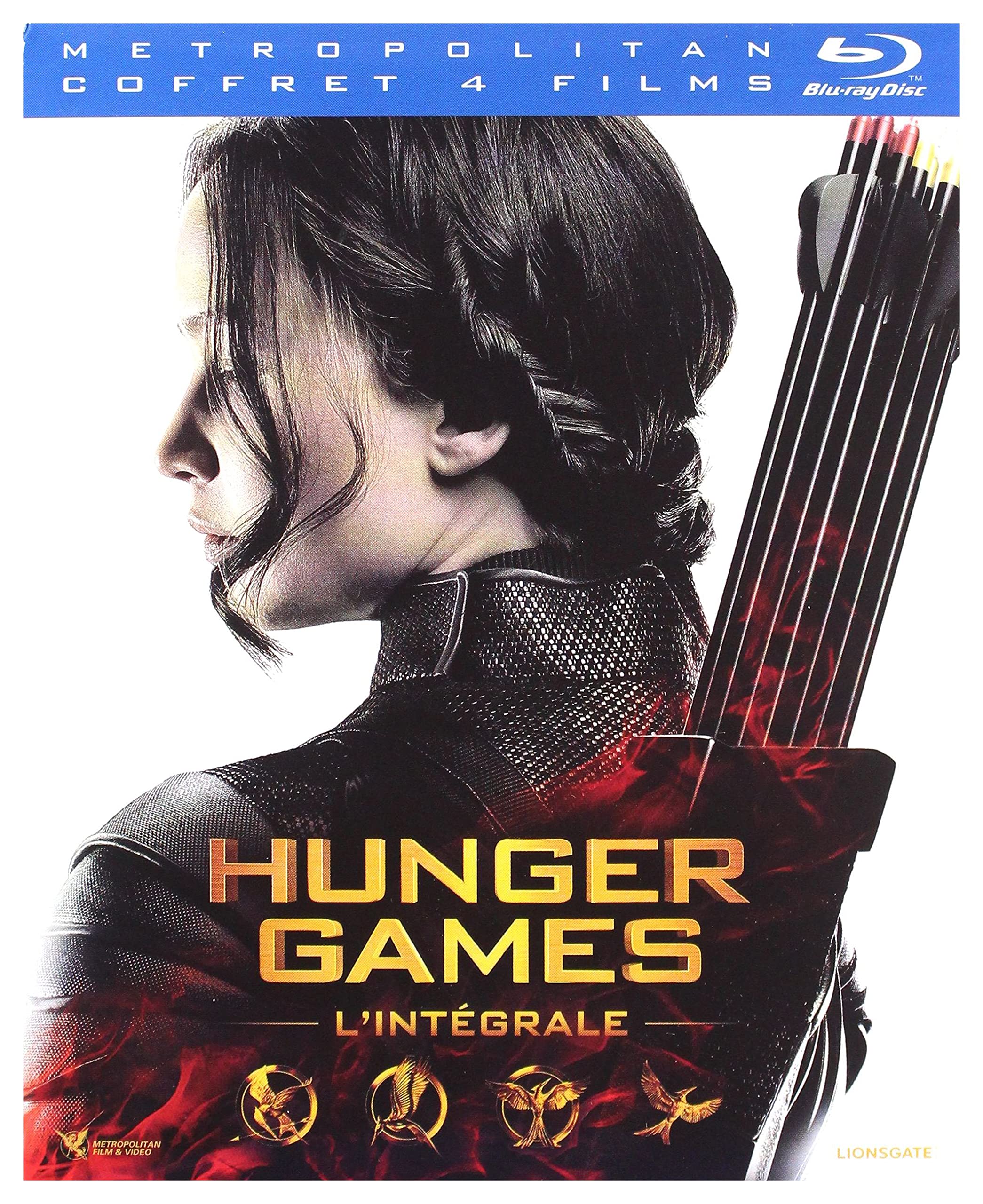 Hunger Games l'intégrale Coffret Edition Collector Blu-ray dvd