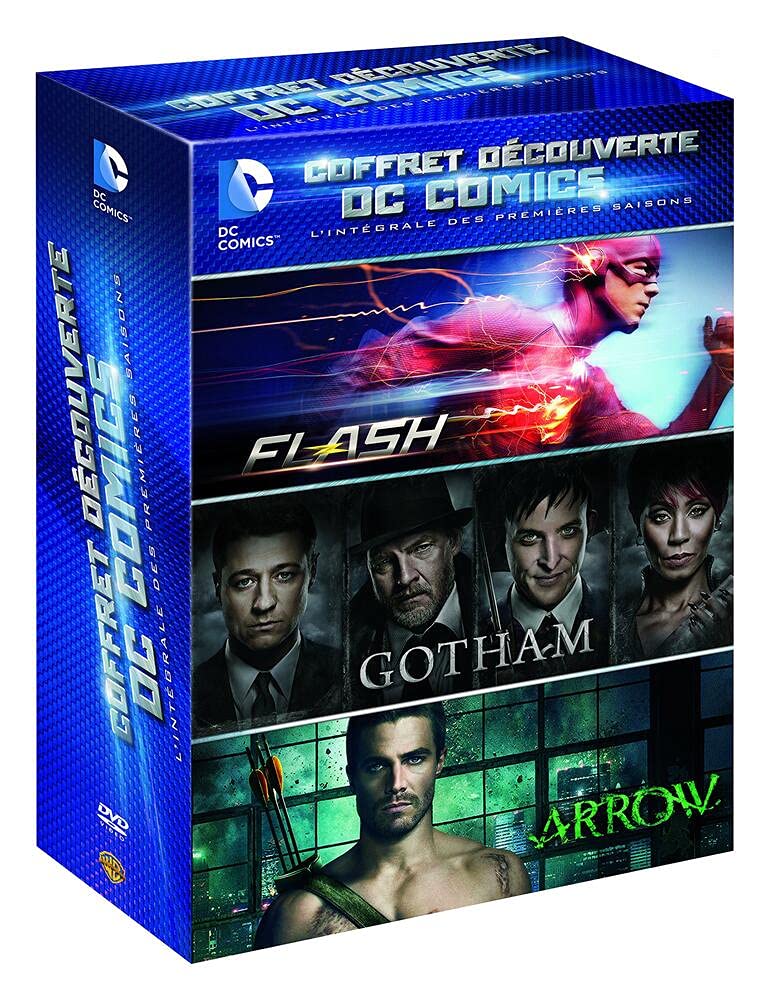 Coffret découverte DC Comics, l'intégrale des premières saisons : Flash + Gotham + Arrow Box sets
