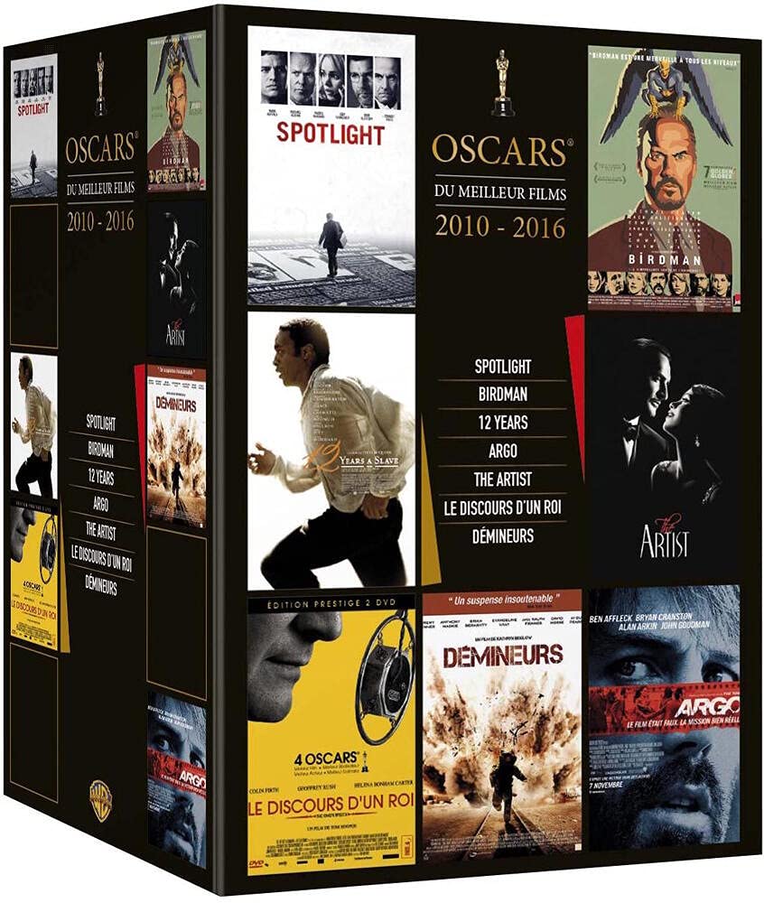 Coffret oscar du meilleur film 2010-2016 Films