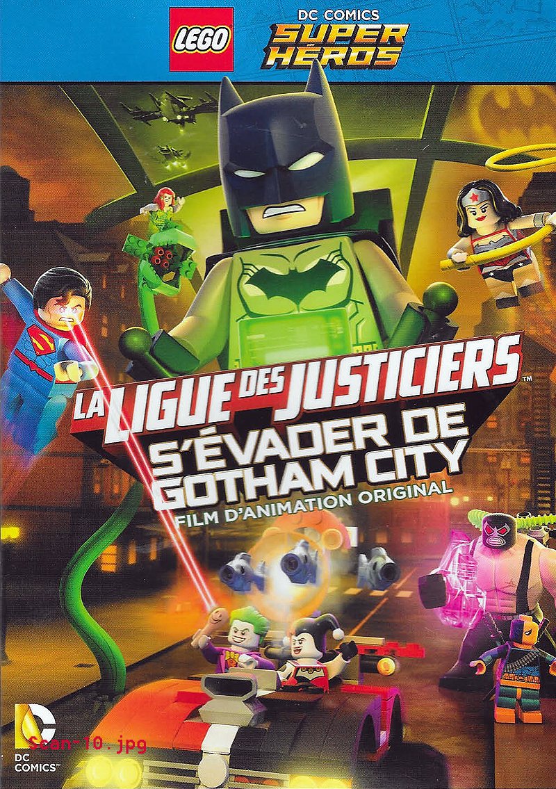 LEGO LA LIGUE DES JUSTICIERS - S'EVADER DE GOTHAM CITY dvd