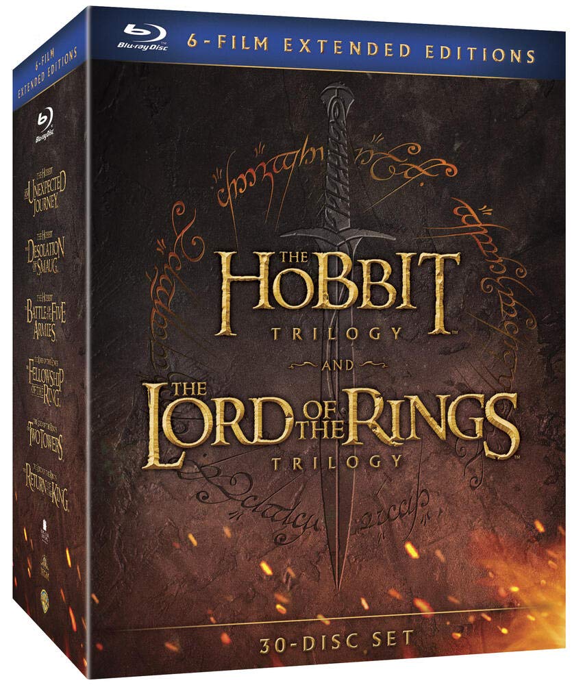 Terre du milieu - les 2 trilogies : le hobbit + le seigneur des anneaux Films