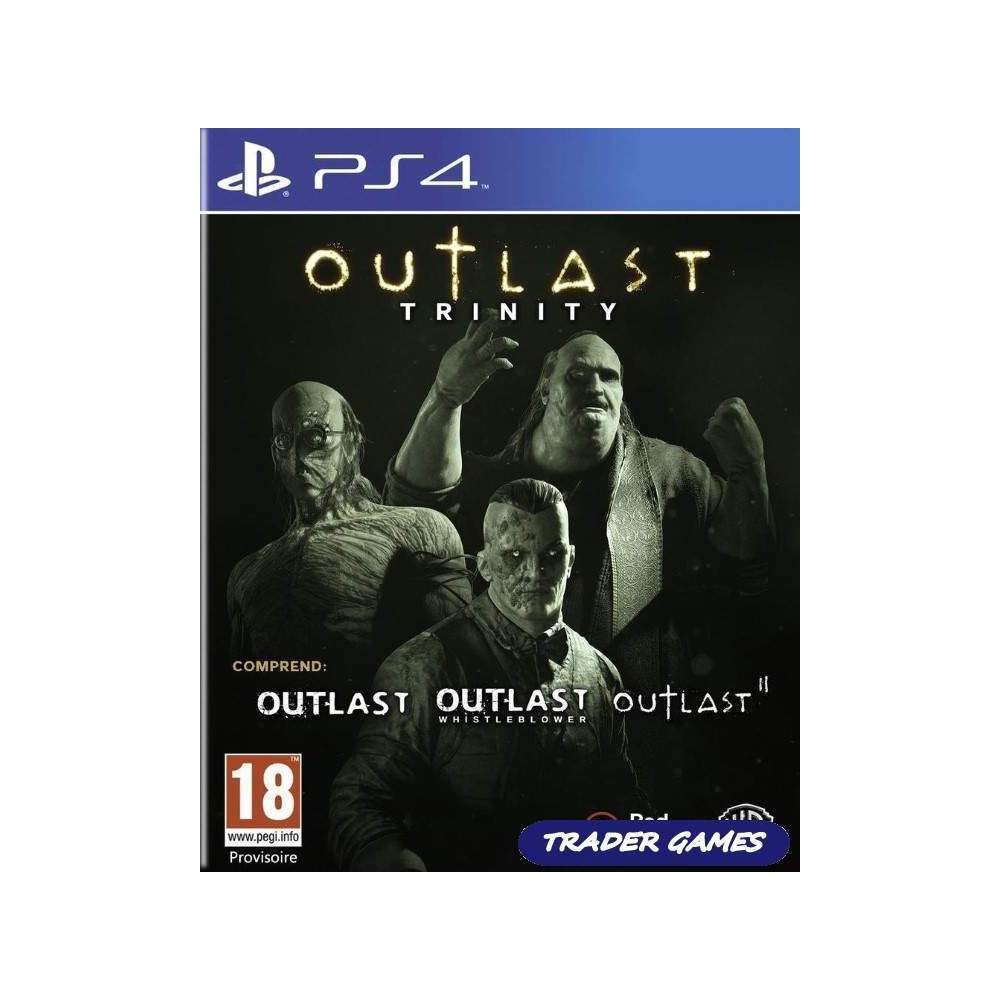 Jeu PlayStation 4 - Outlast: Trinity (PS4) - Outlast II + Outlast + Outlast: Whistleblower PlayStation 4