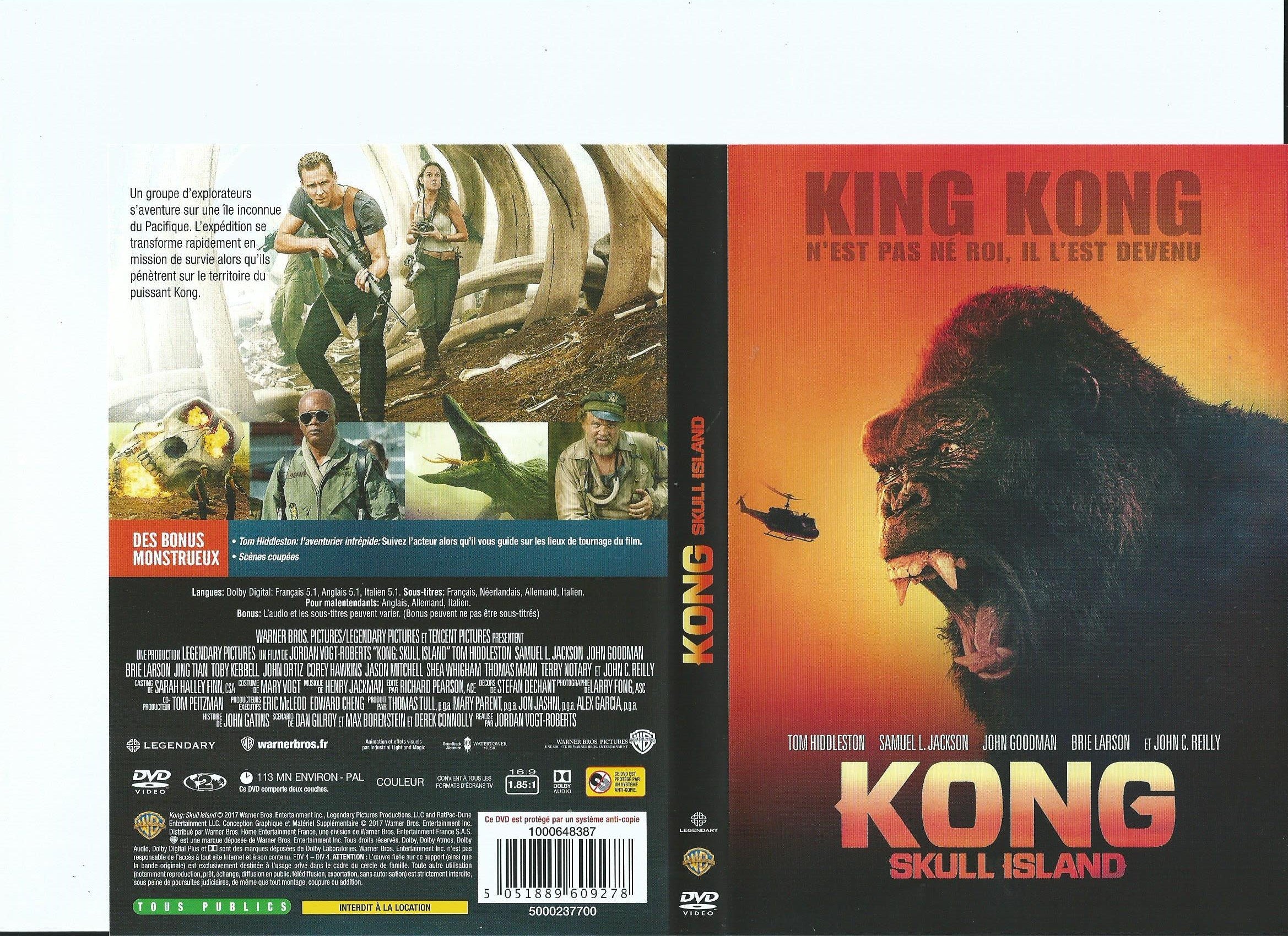 MOVIE - KONG SKULL ISLAND (1 DVD) Films