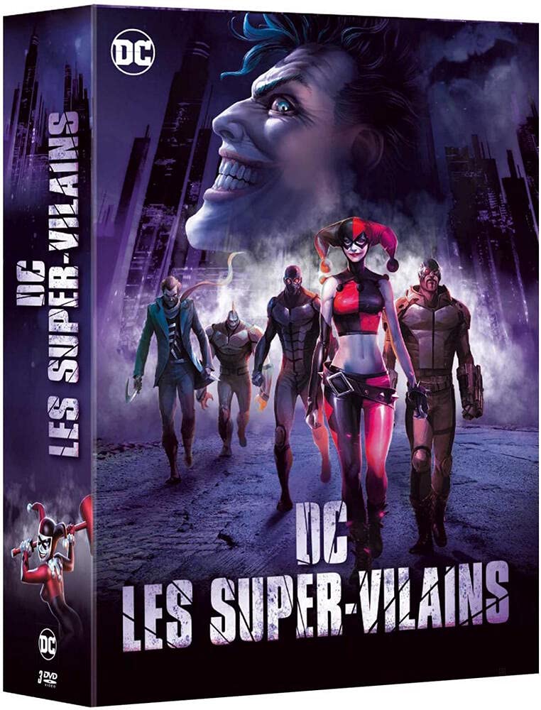 Coffret dc villains 3 films : the killing joke ; assaut sur arkham ; batman et harley quinn Films