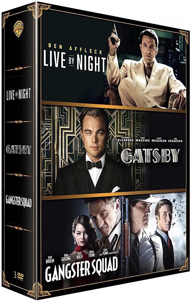 Live By Night + Gatsby + Gangster Squad - Coffret DVD Films