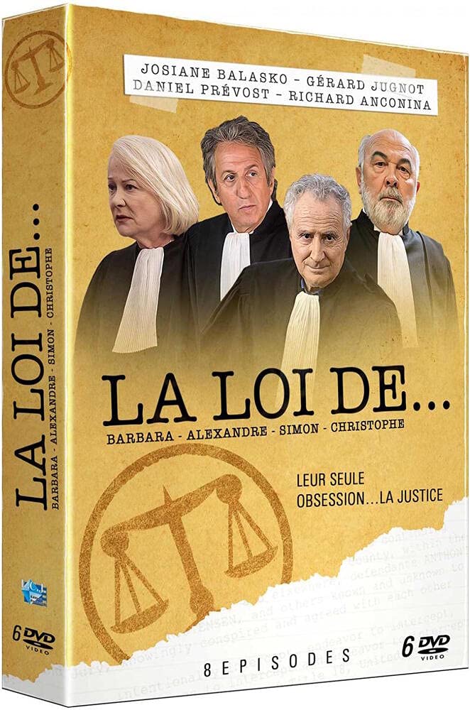 Coffret la loi de... 8 épisodes : alexandre ; barbara ; simon ; christophe Box sets