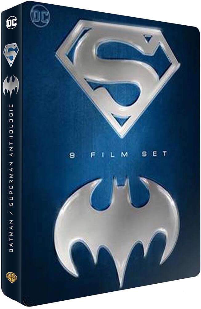 Coffret super héros 9 films : batman, 4 films ; superman, 5 films Films