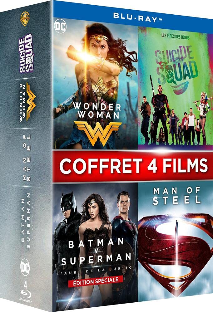 Wonder Woman + Suicide Squad + Batman v Superman : L'Aube de la justice + Man of Steel Movies