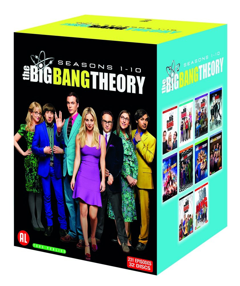 Coffret the big bang theory, saisons 1 à 10, 231 épisodes Box sets