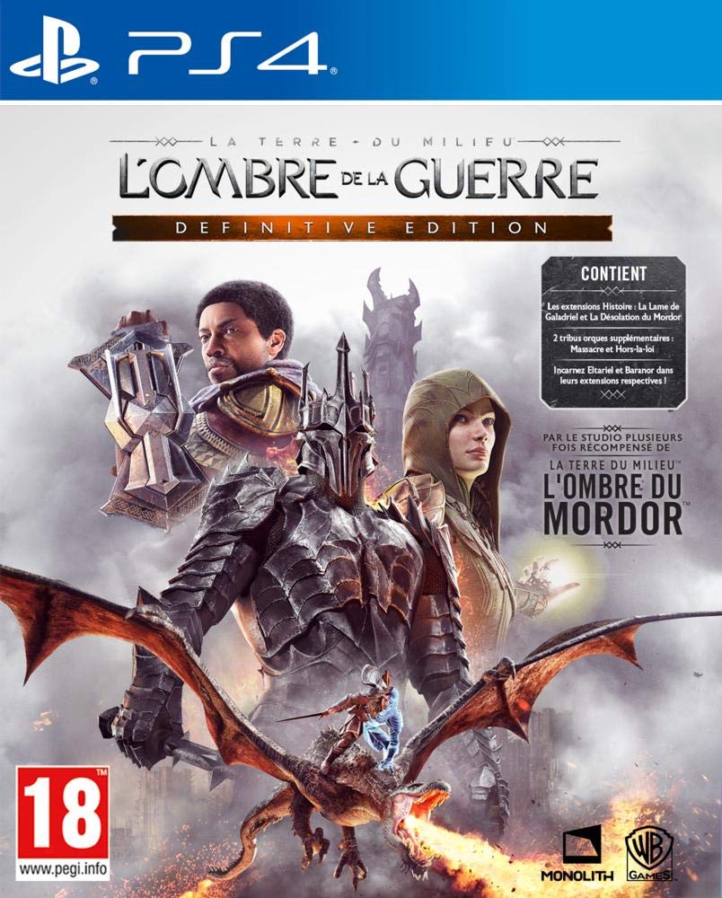 L'Ombre de la Guerre Definitive Edition Jeu PlayStation 4