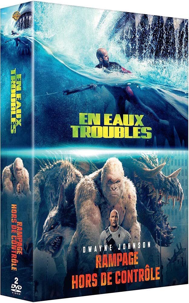 Grosses bêtes - coffret 2 films : en eaux troubles + rampage : hors de contrôle Films