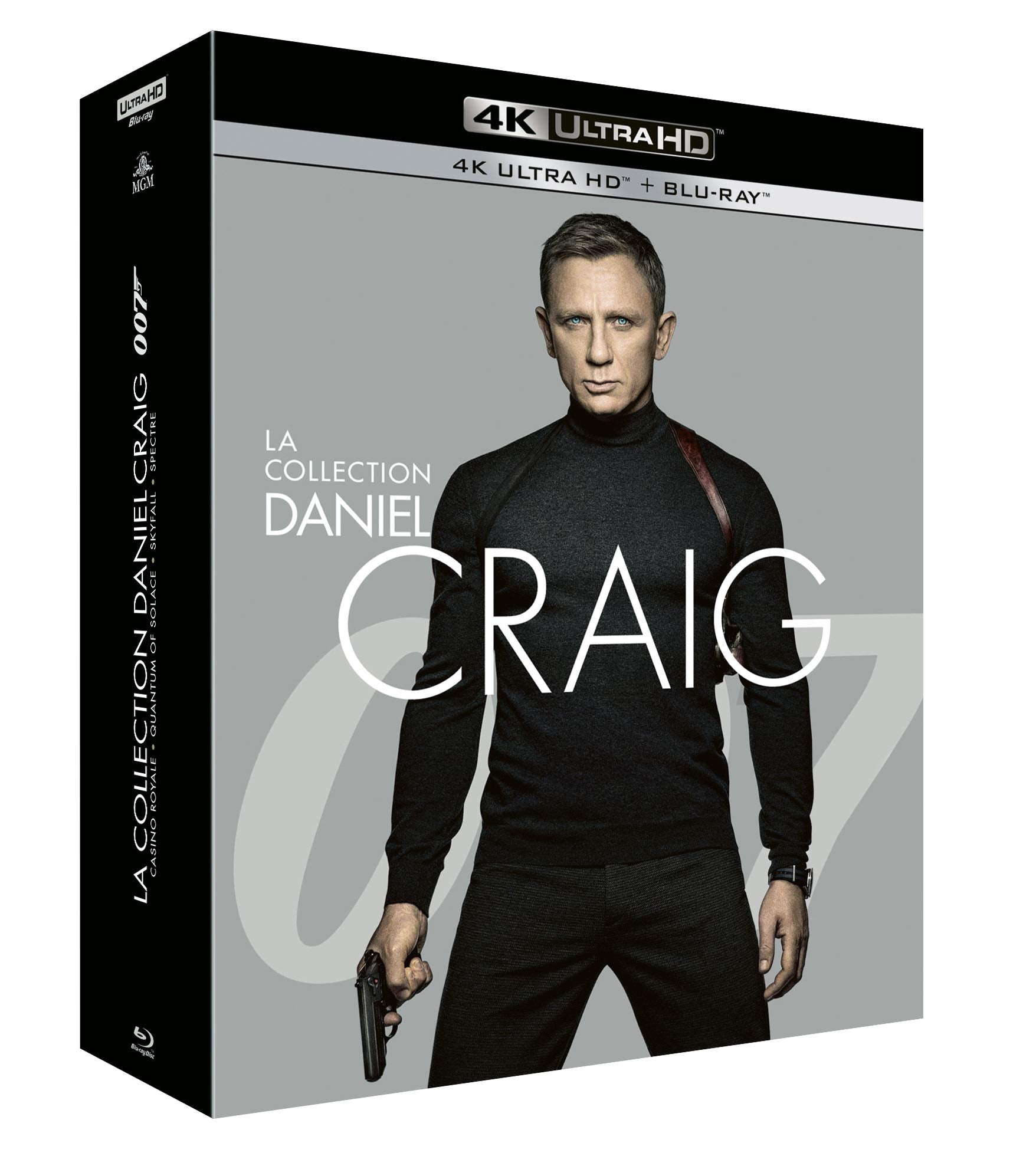 Coffret james bond / daniel craig 4 films : casino royale ; quantum of solace; skyfall ; spectre 4k Ultra-HD Movies